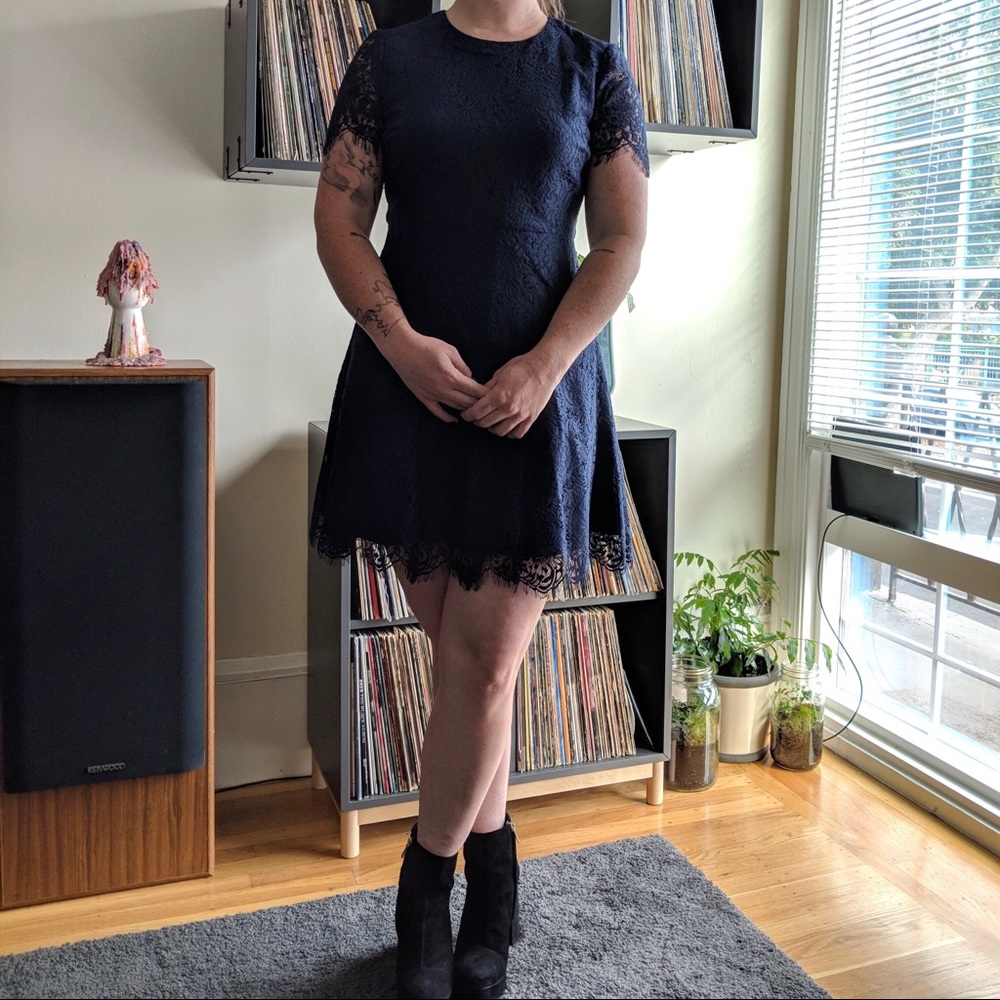 Madewell Navy Dress size 6
